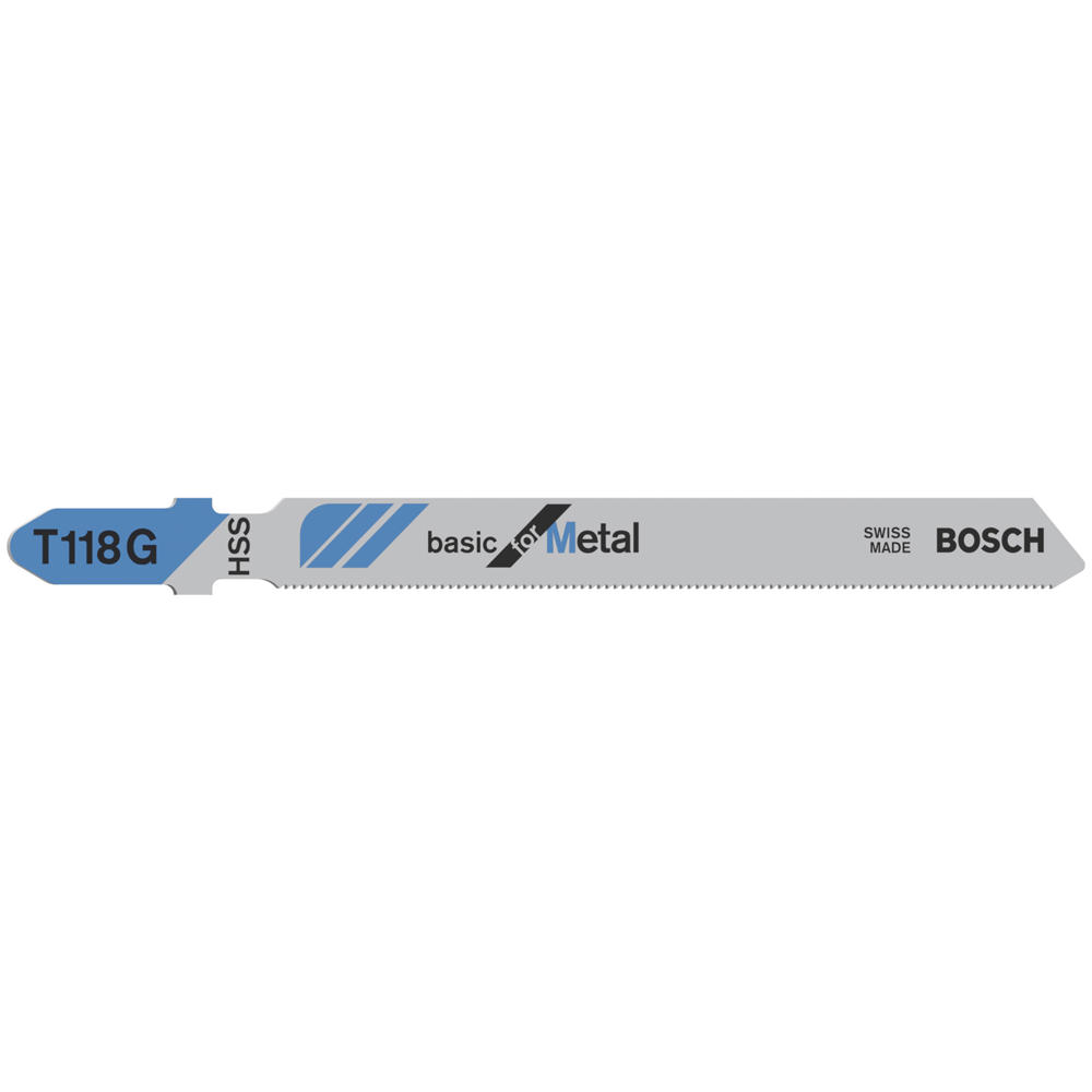 Bosch T118 G Metal Cutting Jigsaw Blades Pack of 3