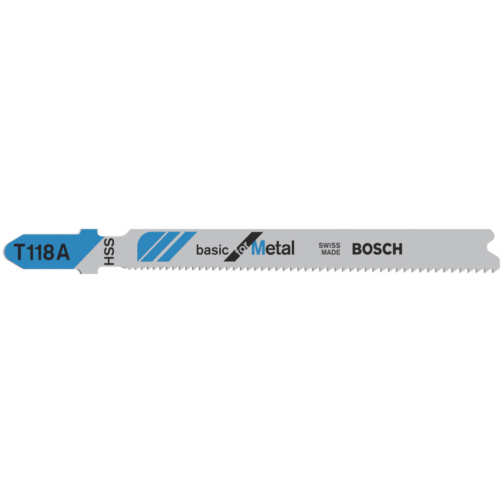 Image of Bosch T118 A Metal Cutting Jigsaw Blades Pack of 100