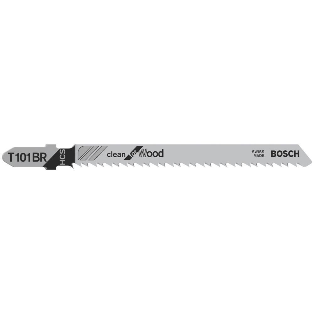 Image of Bosch T101BR Down Cutting Wood Jigsaw Blades Pack of 25