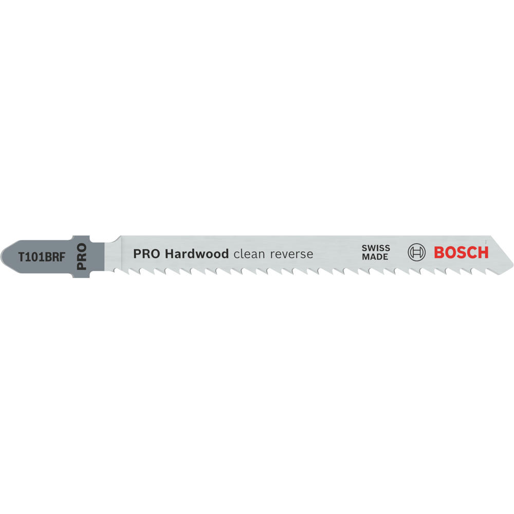 Bosch PRO T101BRF Hard Wood Cutting Jigsaw Blades Pack of 5