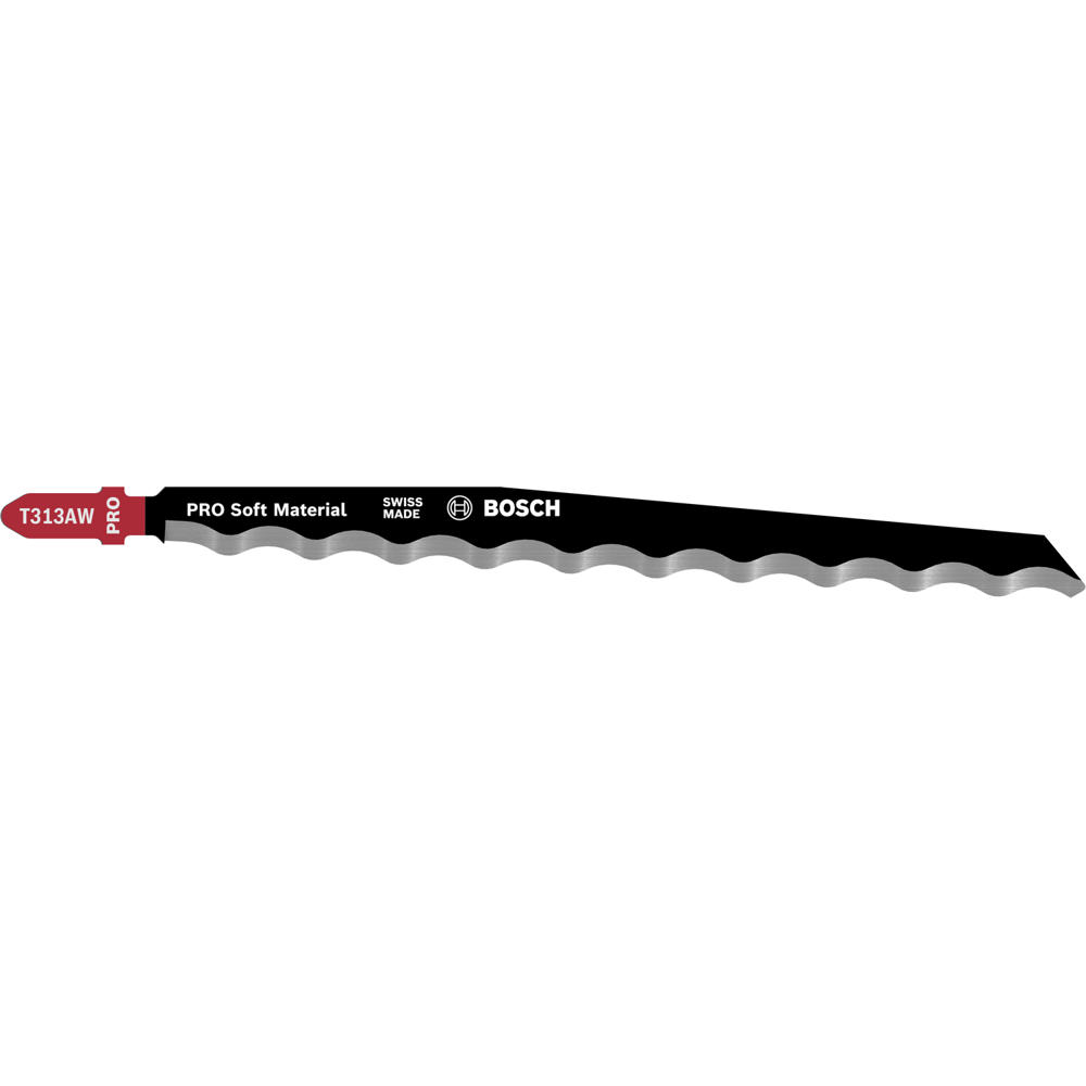 Bosch PRO T313 A Rubber Cutting Jigsaw Blades Pack of 3