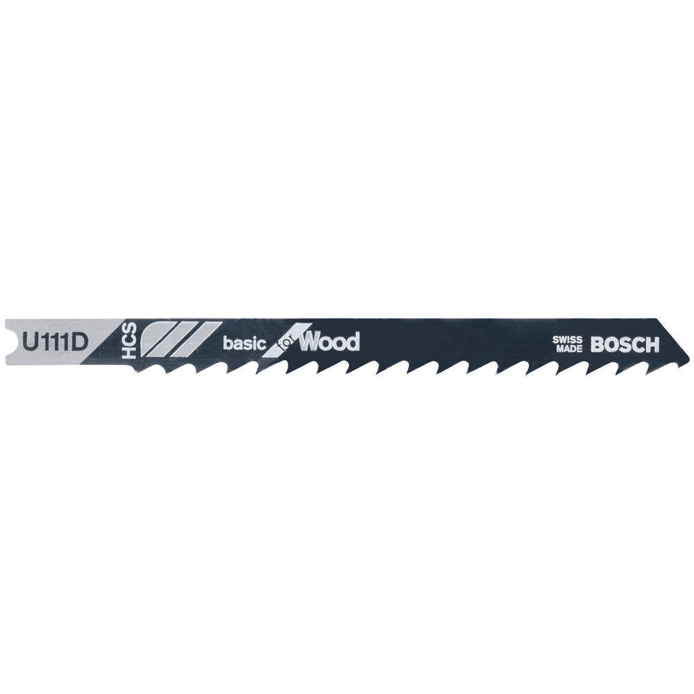 Image of Bosch U111 D Wood Cutting Jigsaw Blades Pack of 3