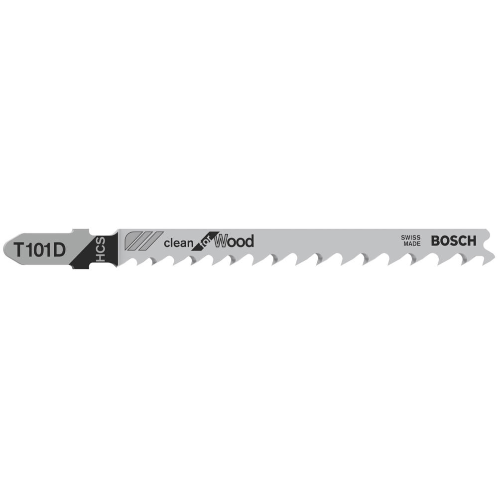 Image of Bosch T101 D Wood Cutting Jigsaw Blades Pack of 100