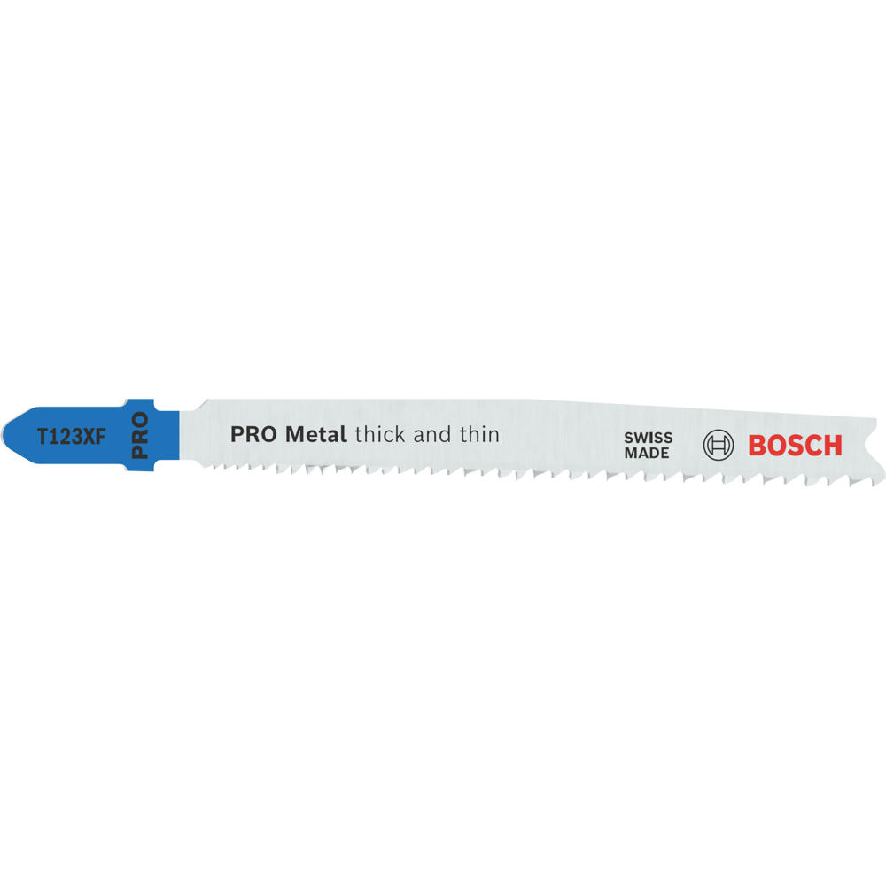 Image of Bosch PRO T123 XF Progressor Metal Cutting Jigsaw Blades Pack of 25