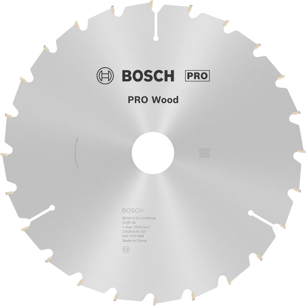 Bosch PRO Wood Cutting Mitre Saw Blade 254mm 24T 30mm