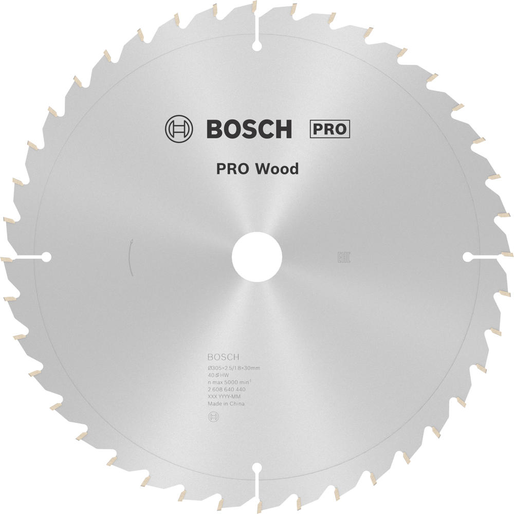 Image of Bosch PRO Wood Cutting Mitre Saw Blade 305mm 40T 30mm