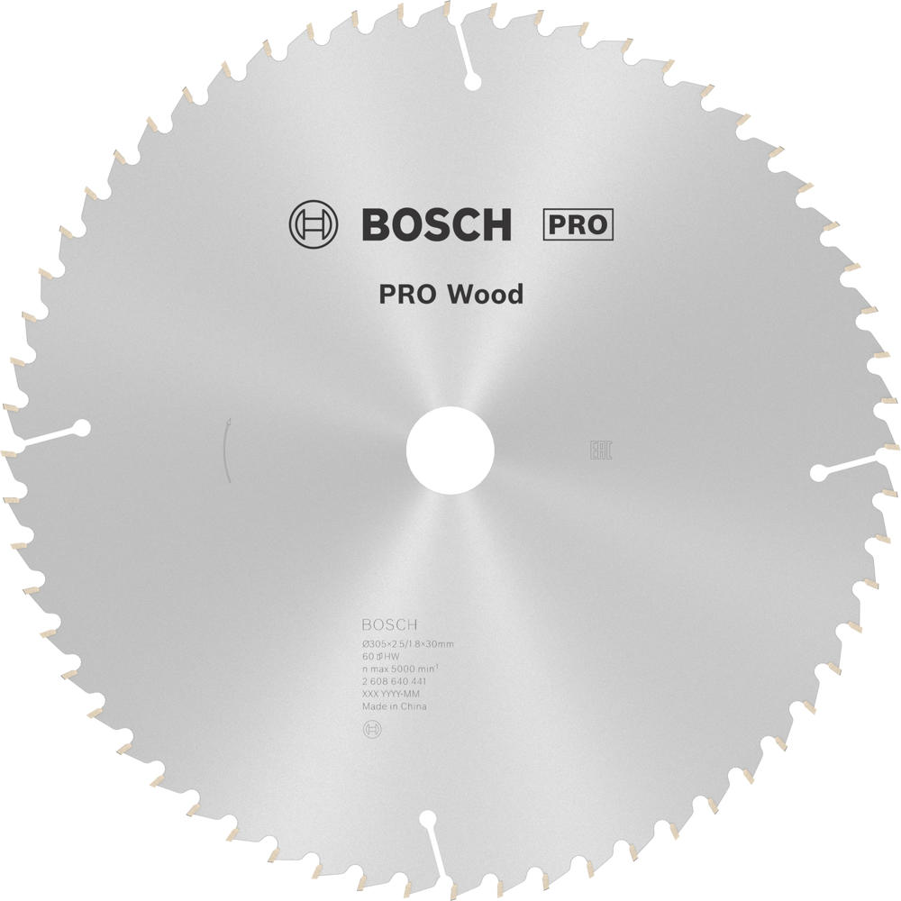 Image of Bosch PRO Optiline Wood Cutting Mitre Saw Blade 305mm 60T 30mm