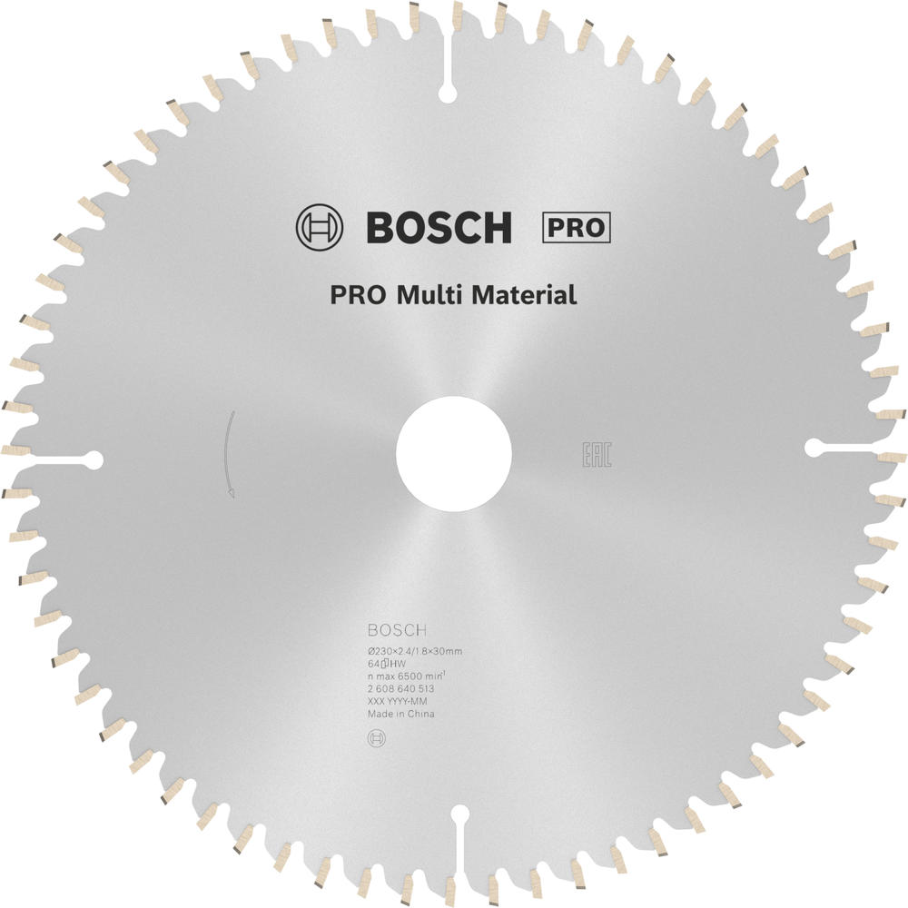 Image of Bosch PRO Multi Material Cutting Saw Blade 230mm 64T 30mm