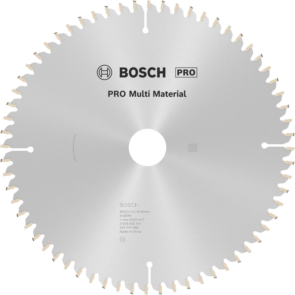 Image of Bosch PRO Multi Material Cutting Saw Blade 235mm 64T 30mm