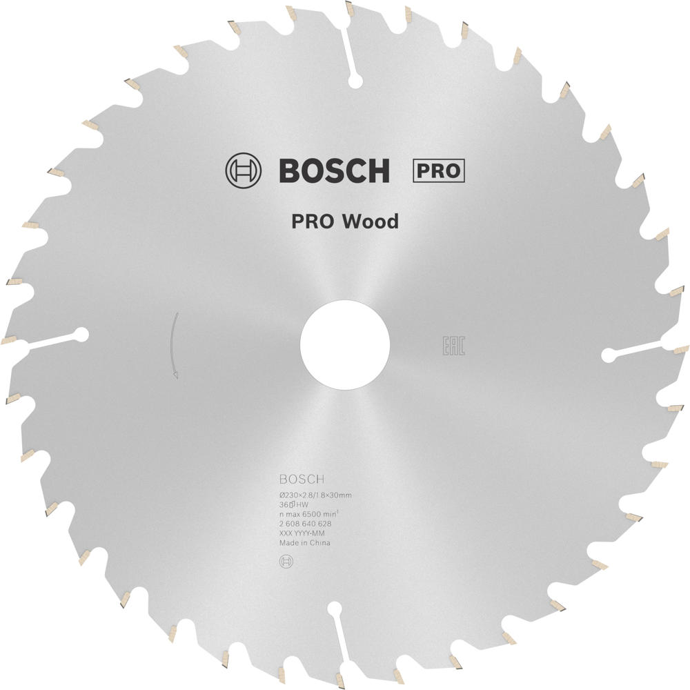 Image of Bosch PRO Optiline Wood Cutting Saw Blade 230mm 36T 30mm
