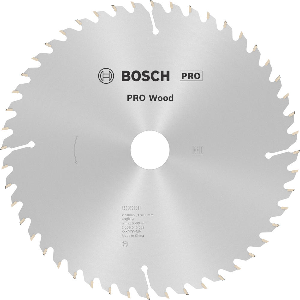 Image of Bosch PRO Optiline Wood Cutting Saw Blade 230mm 48T 30mm