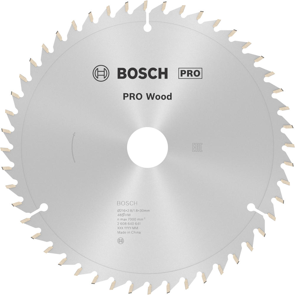 Bosch PRO Optiline Wood Cutting Mitre Saw Blade 254mm 40T 30mm
