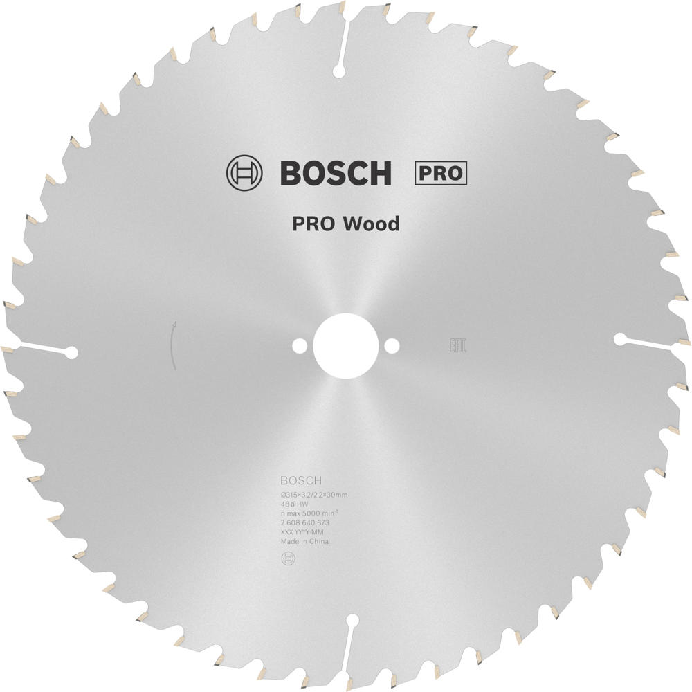 Image of Bosch PRO Optiline Wood Cutting Table Saw Blade 315mm 48T 30mm