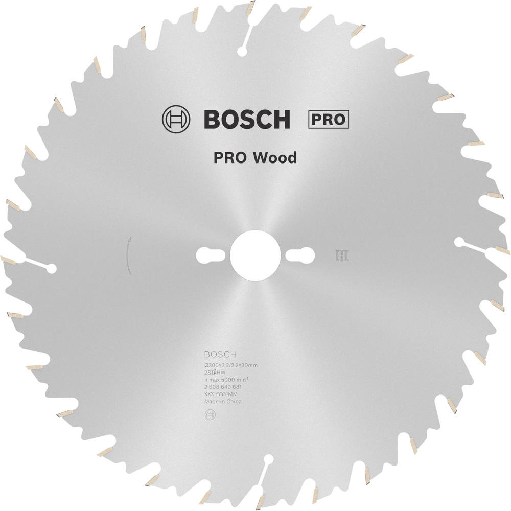 Image of Bosch PRO Speedline Wood Cutting Table Saw Blade 300mm 28T 30mm