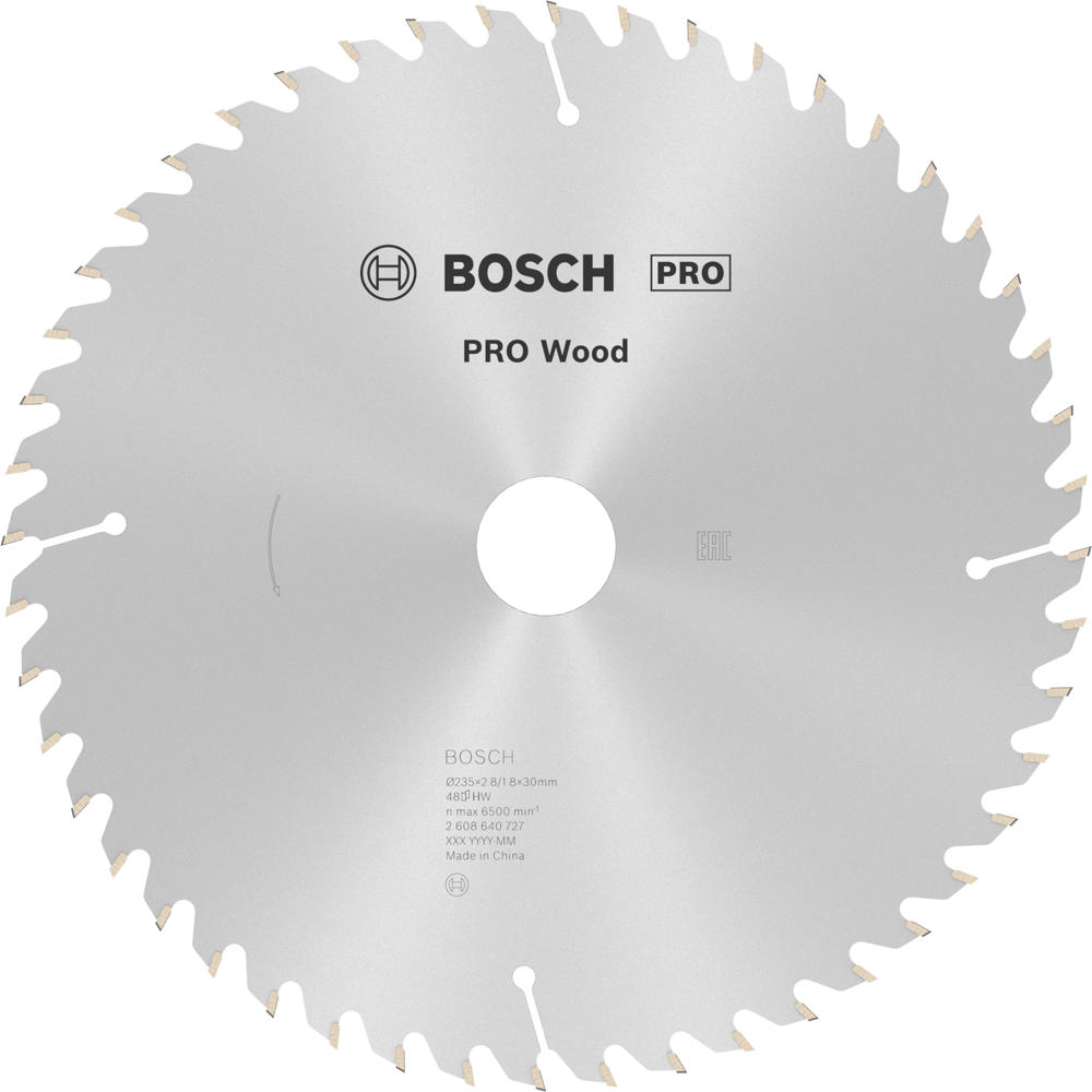 Image of Bosch PRO Optiline Wood Cutting Saw Blade 235mm 48T 30mm