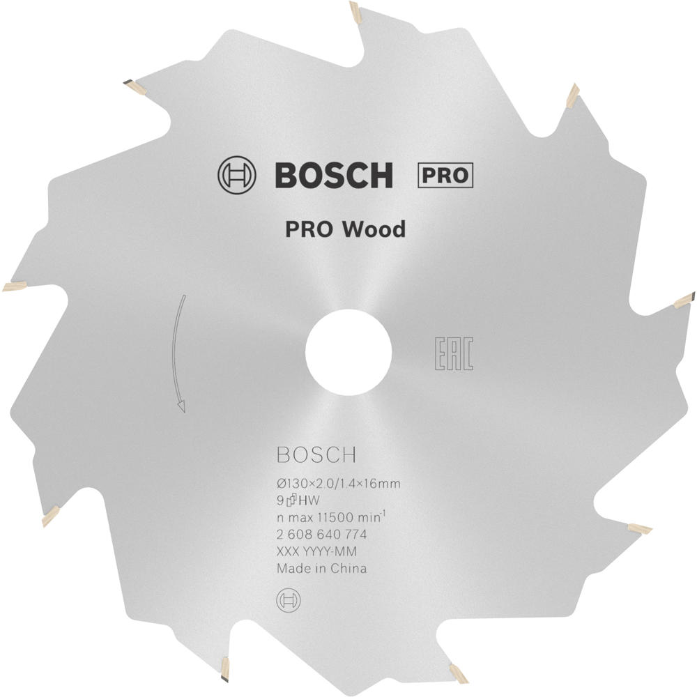 Bosch PRO Speedline Wood Cutting Saw Blade 230mm 30T 30mm