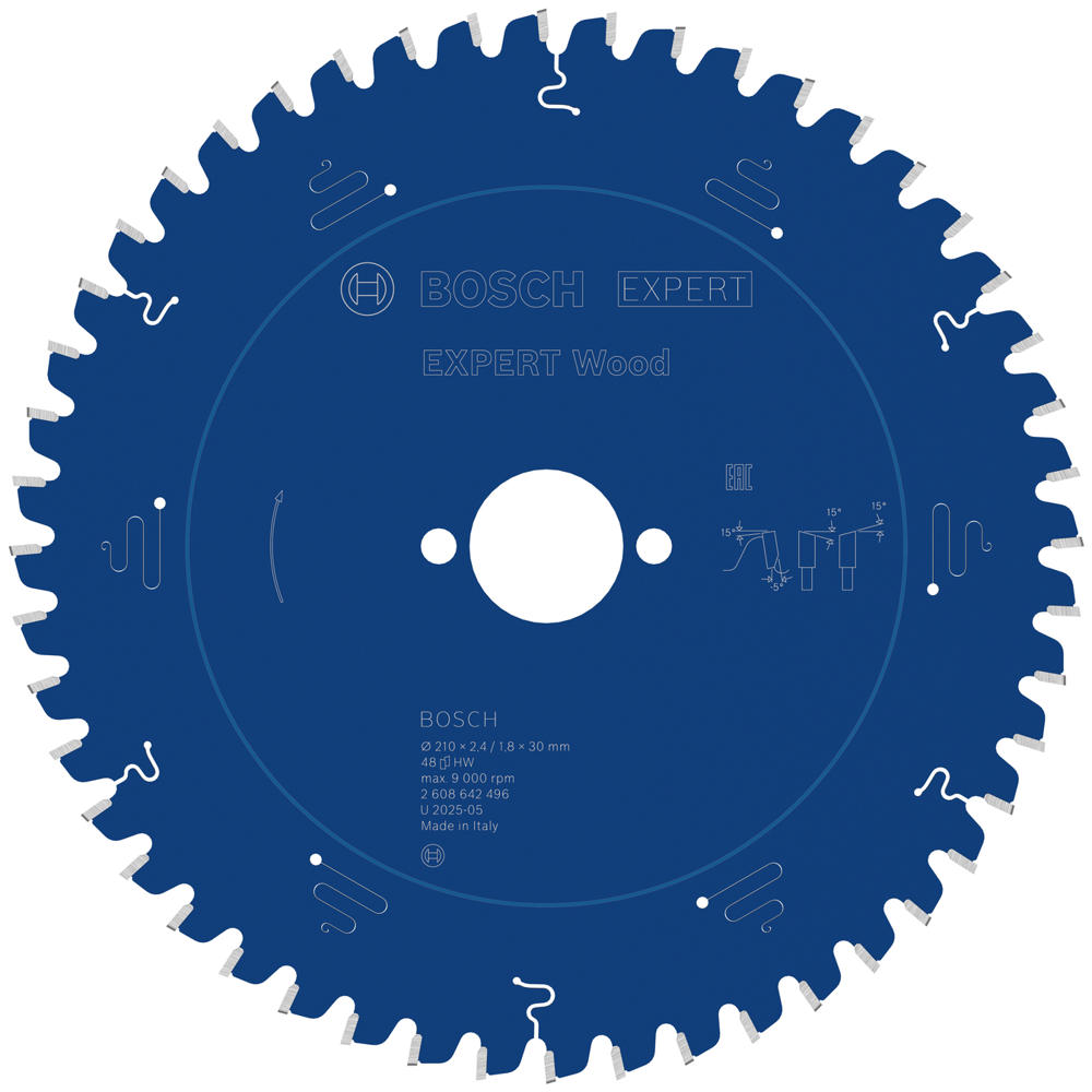 Bosch EXPERT CSB for Wood Circular Saw Blade 250mm 80T 30mm