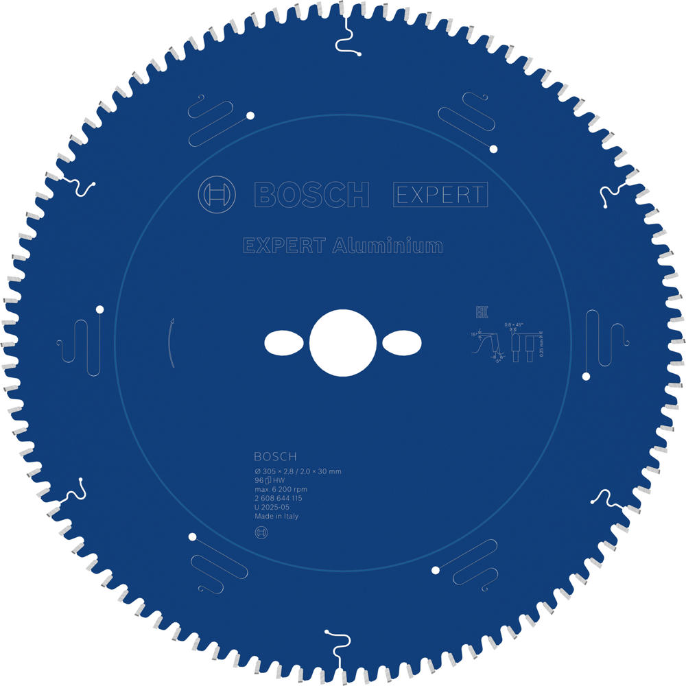 Image of Bosch EXPERT Aluminium Cutting Saw Blade 305mm 96T 30mm