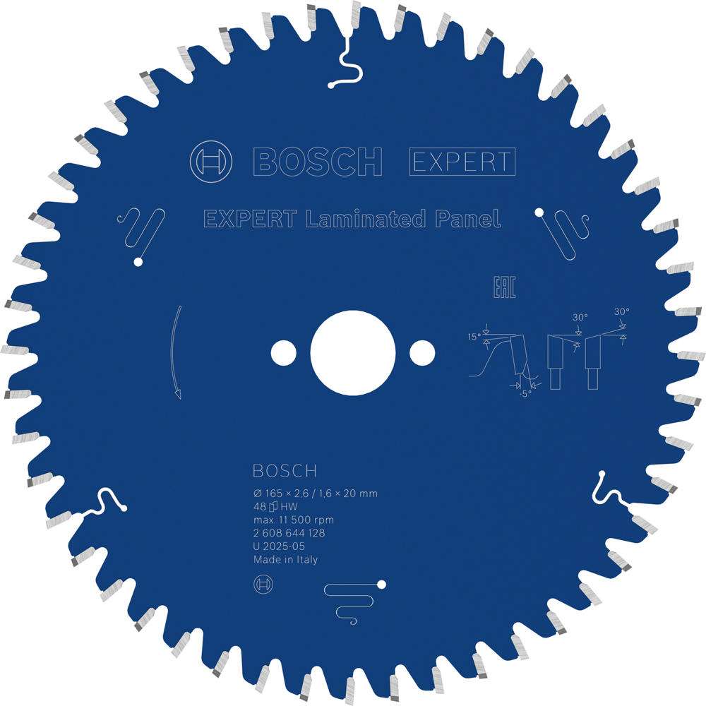 Bosch EXPERT Laminate Cutting Saw Blade 190mm 60T 30mm