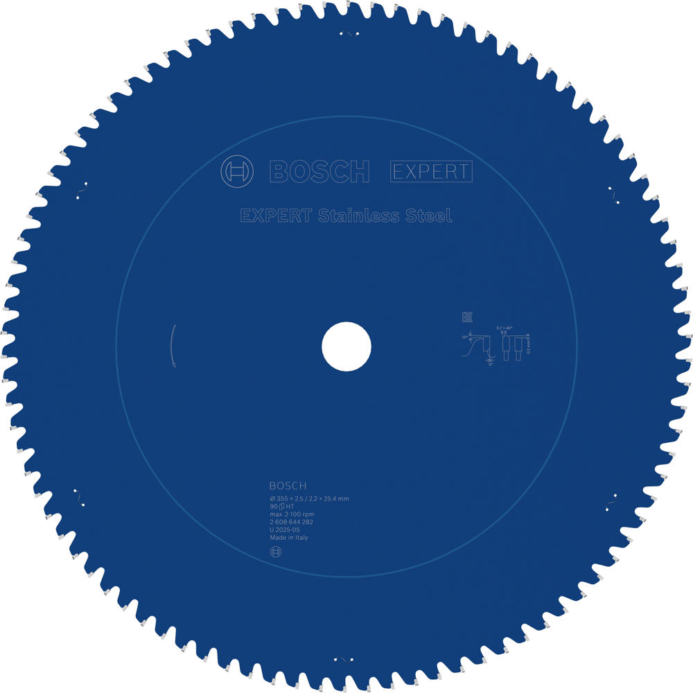 Image of Bosch EXPERT Stainless Steel Cutting Saw Blade 355mm 90T 25.4mm