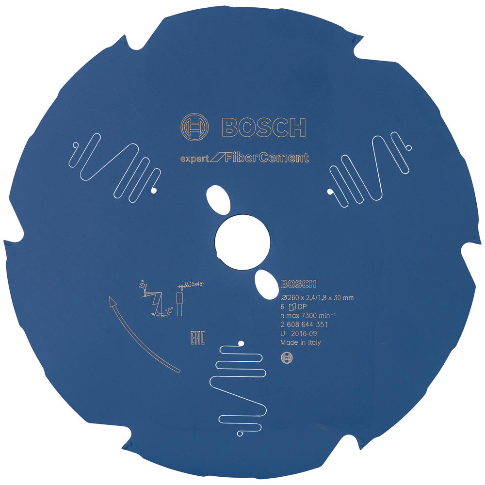 Image of Bosch EXPERT Fiber Cement Cutting Saw Blade 260mm 6T 30mm