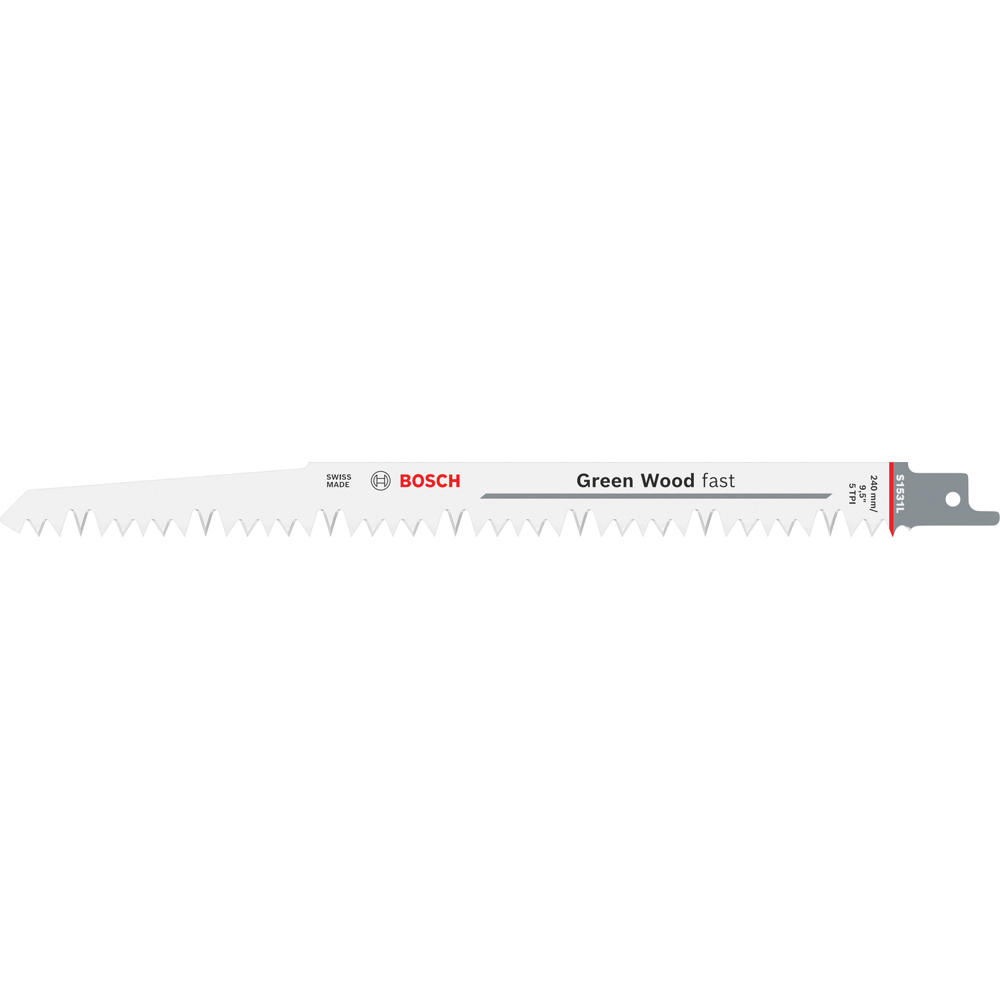 Image of Bosch S1531L Wood Cutting Reciprocating Sabre Saw Blades Pack of 100