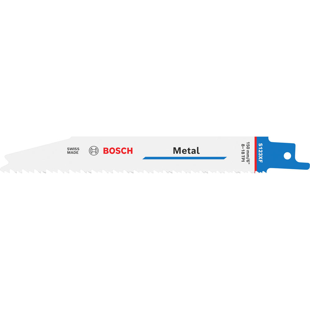 Bosch S123XF Progressor Metal Cutting Reciprocating Sabre Saw Blades Pack of 5
