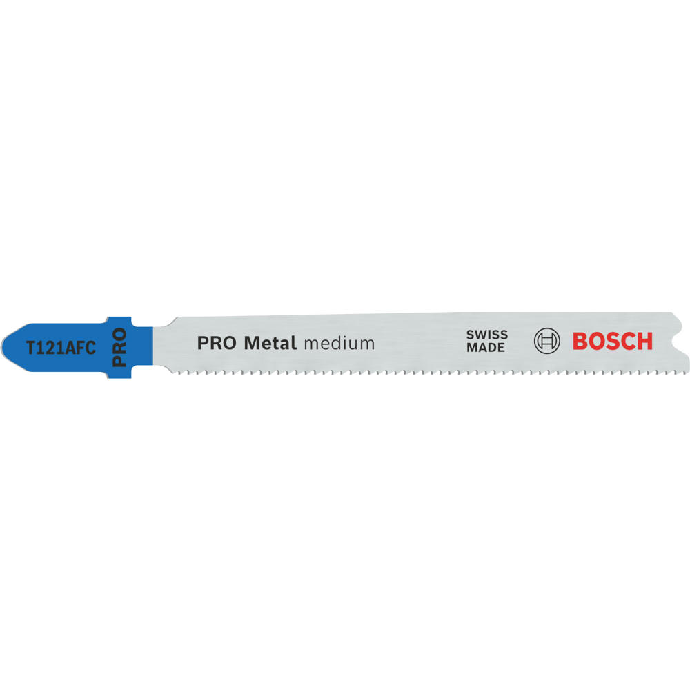 Image of Bosch PRO T121 AFC Medium Metal Cutting Jigsaw Blade Pack of 5