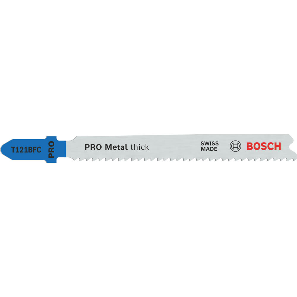 Image of Bosch PRO T121 BFC Thick Metal Cutting Jigsaw Blade Pack of 5