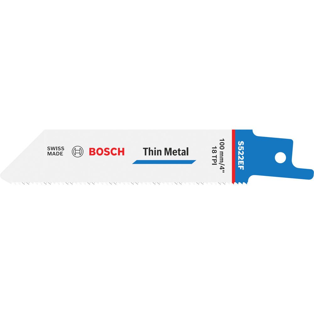 Image of Bosch S522EF Metal Cutting Reciprocating Sabre Saw Blades Pack of 5