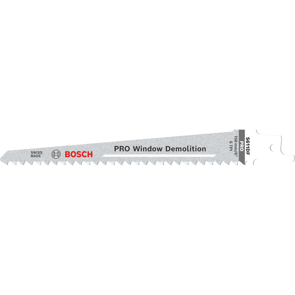 Bosch PRO S611DF Wood and Metal Cutting Reciprocating Sabre Saw Blades Pack of 5