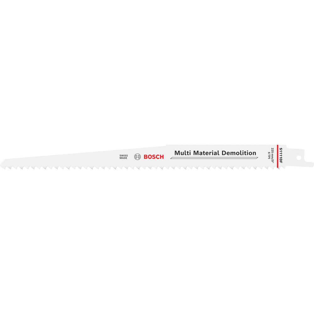 Bosch S1111DF Wood and Metal Cutting Reciprocating Sabre Saw Blades Pack of 5