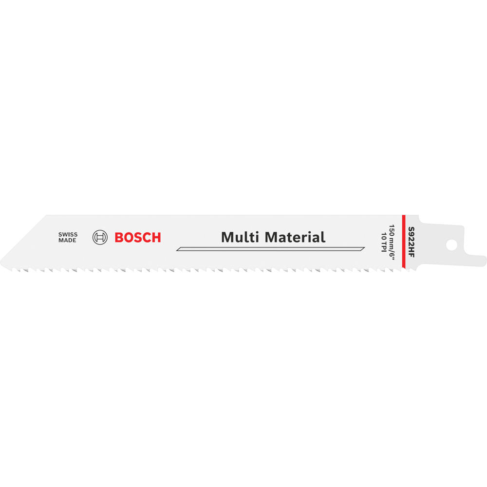 Image of Bosch S922HF Wood and Metal Cutting Reciprocating Sabre Saw Blades Pack of 100