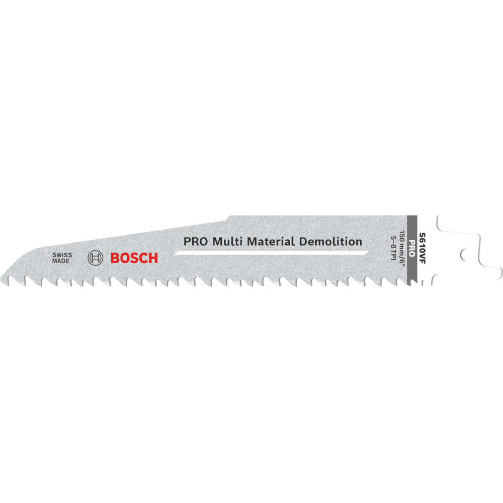 Bosch PRO S610VF Wood and Metal Cutting Reciprocating Sabre Saw Blades Pack of 5