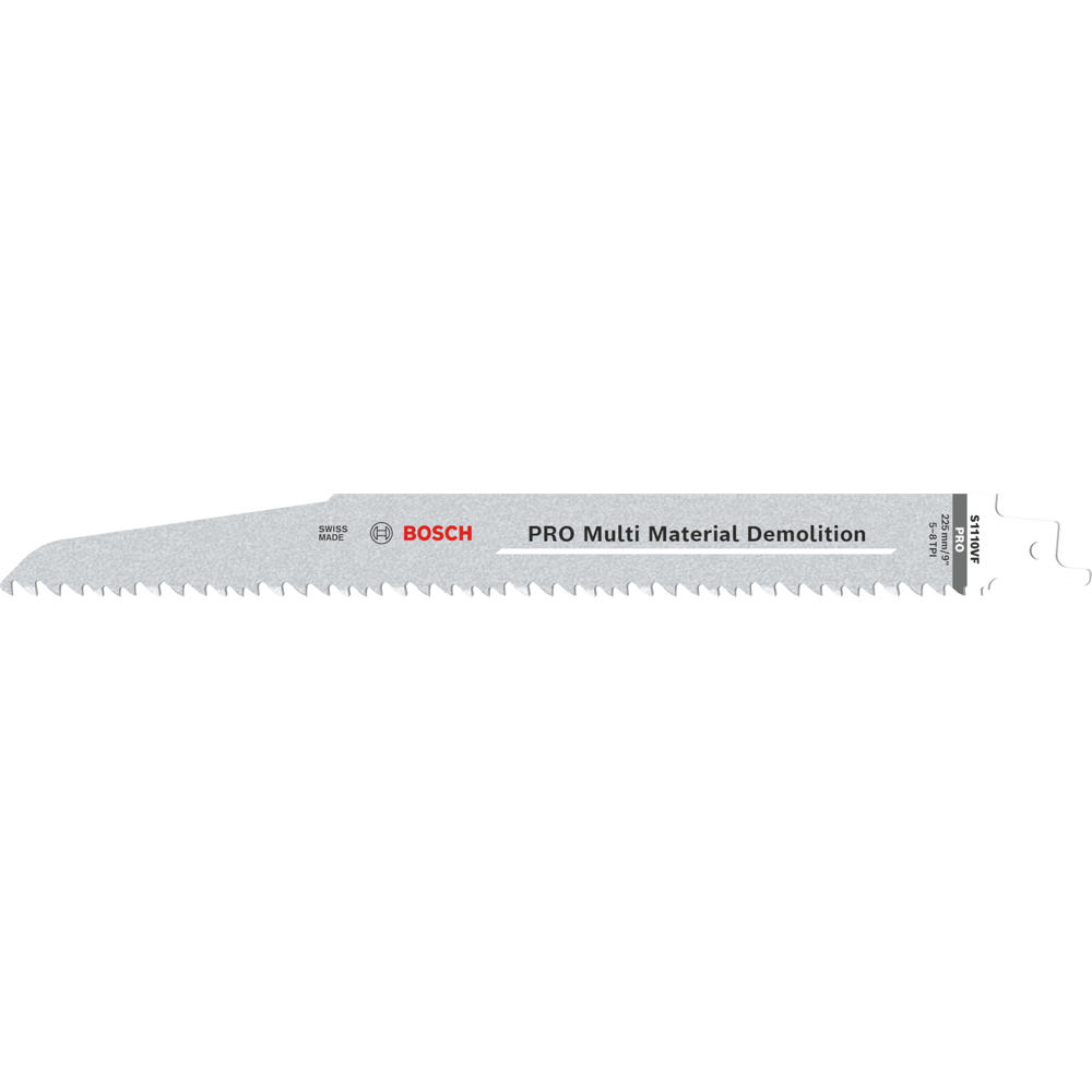 Bosch PRO S1110VF Wood and Metal Cutting Reciprocating Sabre Saw Blades Pack of 5