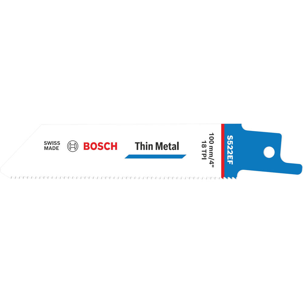 Bosch S522EF Metal Cutting Reciprocating Sabre Saw Blades Pack of 5