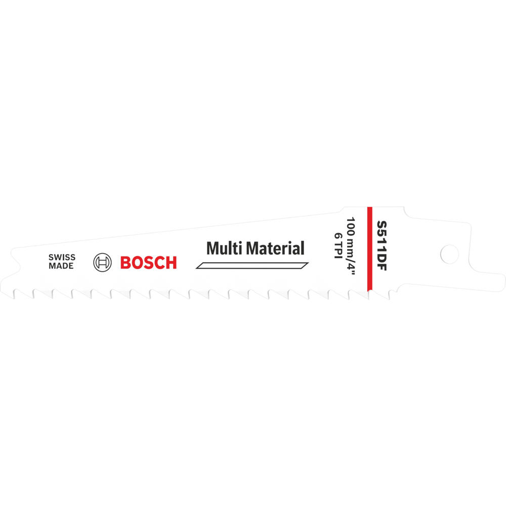 Bosch S511DF Flexible Wood and Metal Cutting Reciprocating Sabre Saw Blades Pack of 2