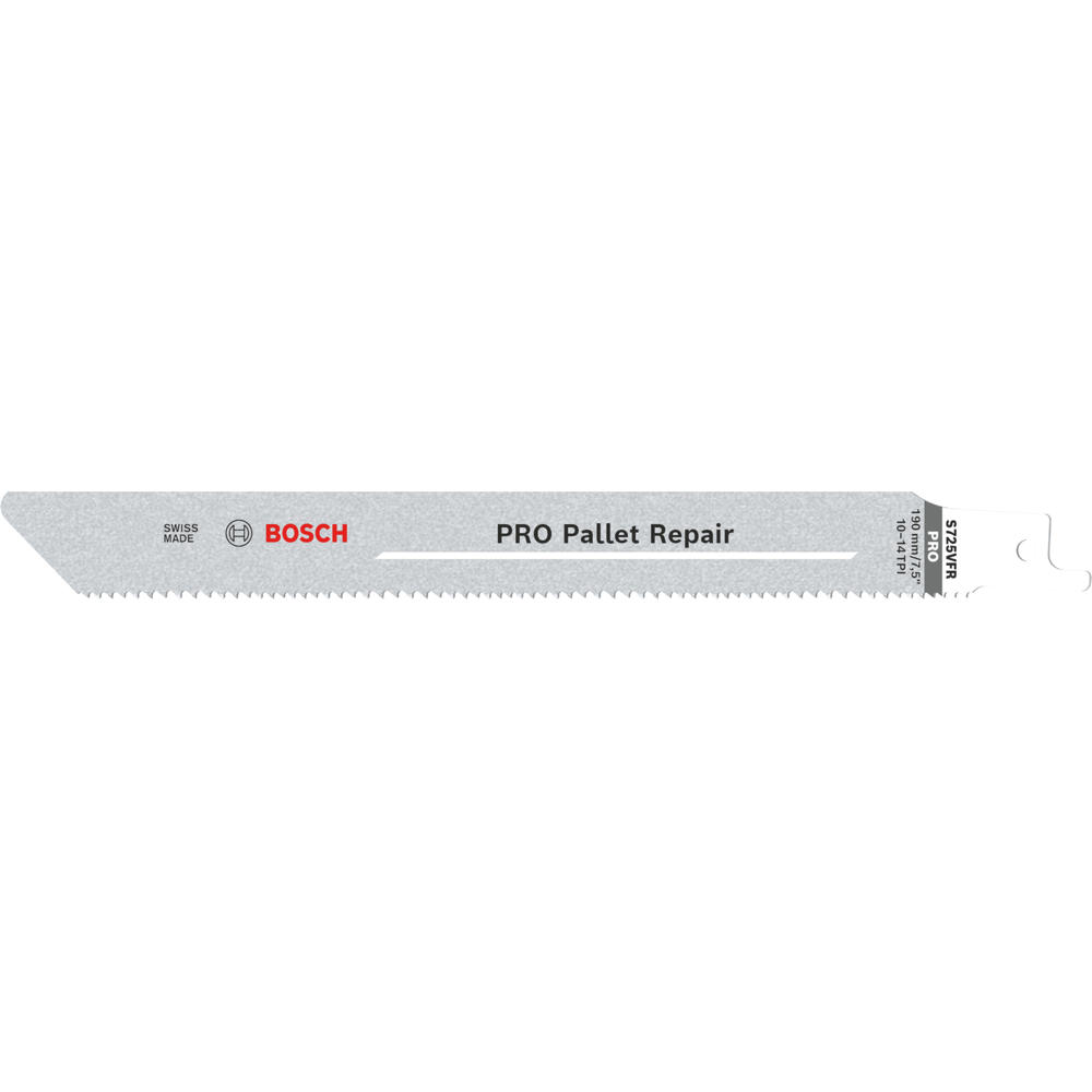 Image of Bosch PRO S725VFR Pallet Repair Reciprocating Sabre Saw Blades 190mm Pack of 5