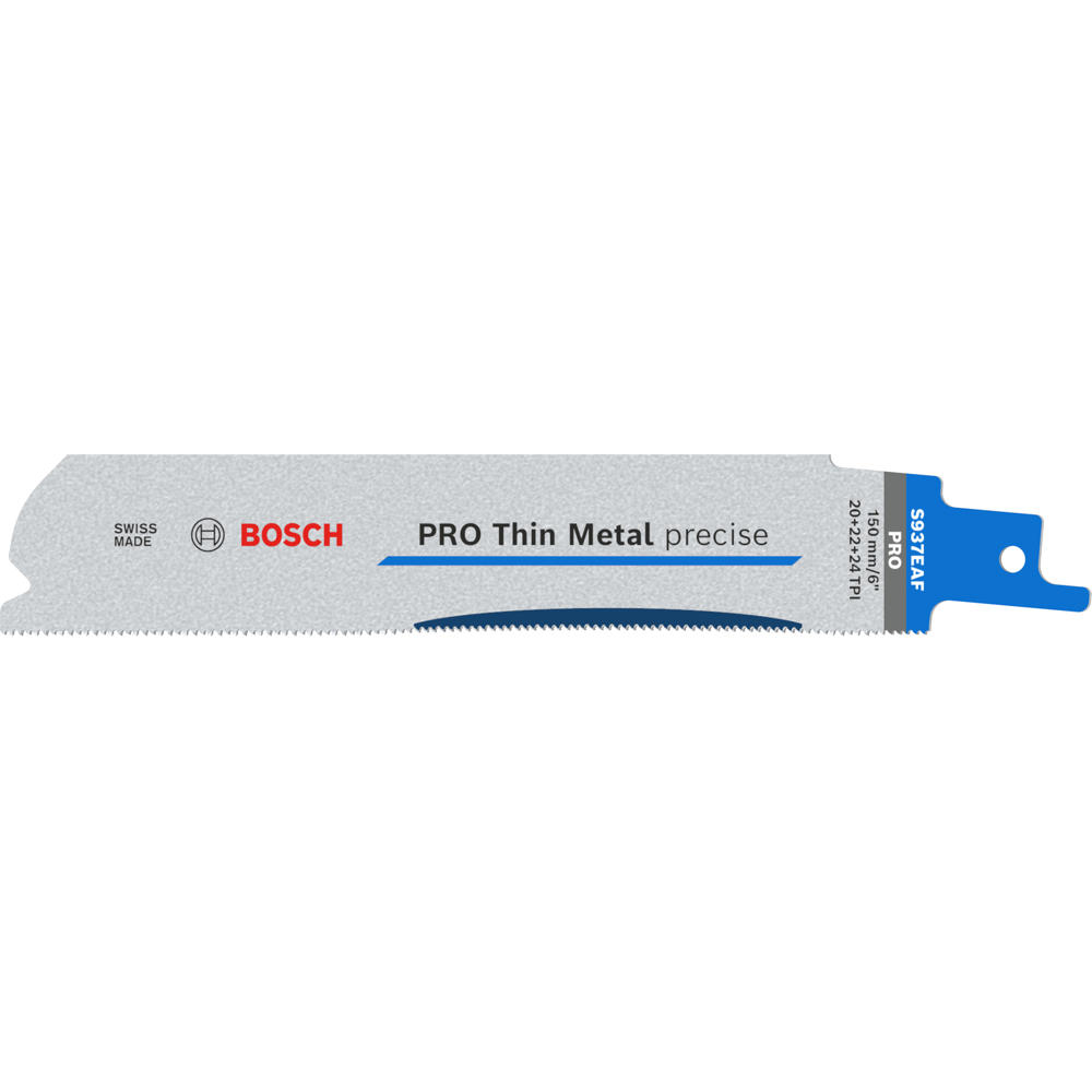 Bosch PRO S937EAF Thin Metal Reciprocating Saw Blade Pack of 5