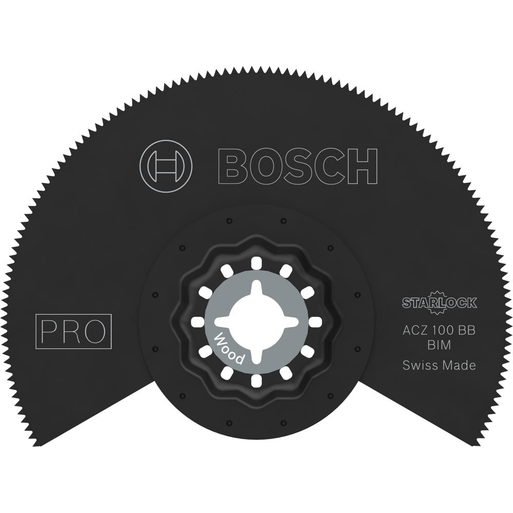 Bosch PRO ACZ 100 BB Starlock Oscillating Multi Tool Blade 100mm Pack of 1