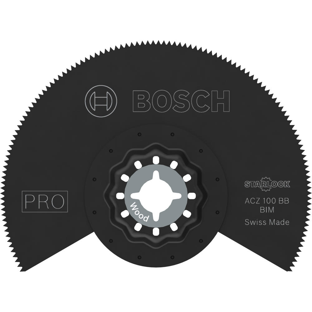Image of Bosch PRO ACZ 100 BB Starlock Oscillating Multi Tool Blade 100mm Pack of 10