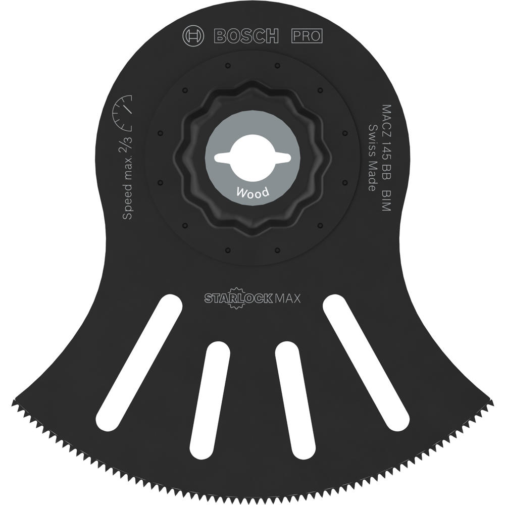 Image of Bosch PRO MACZ 145 BB Starlock Max Oscillating Multi Tool Blade 100mm Pack of 1