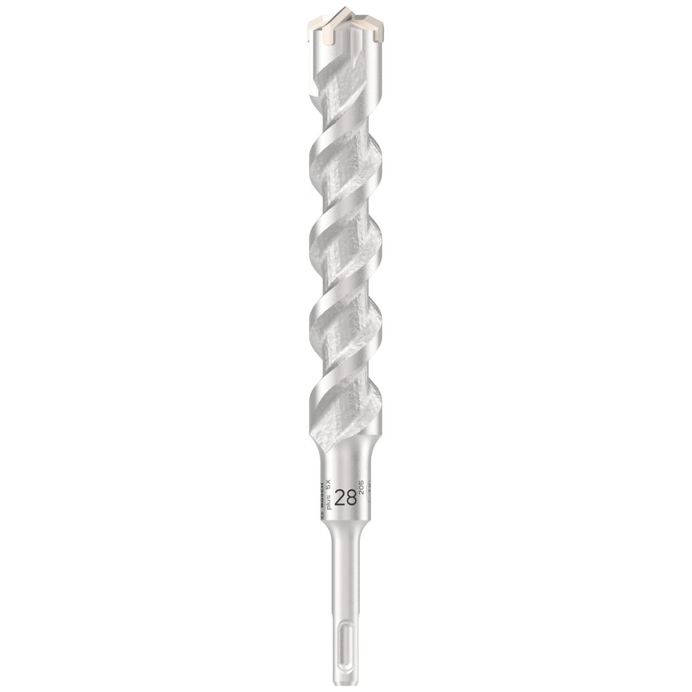 Image of Bosch PRO 5X 4 Cutter Head SDS Plus Masonry Drill Bit 28mm 250mm Pack of 1