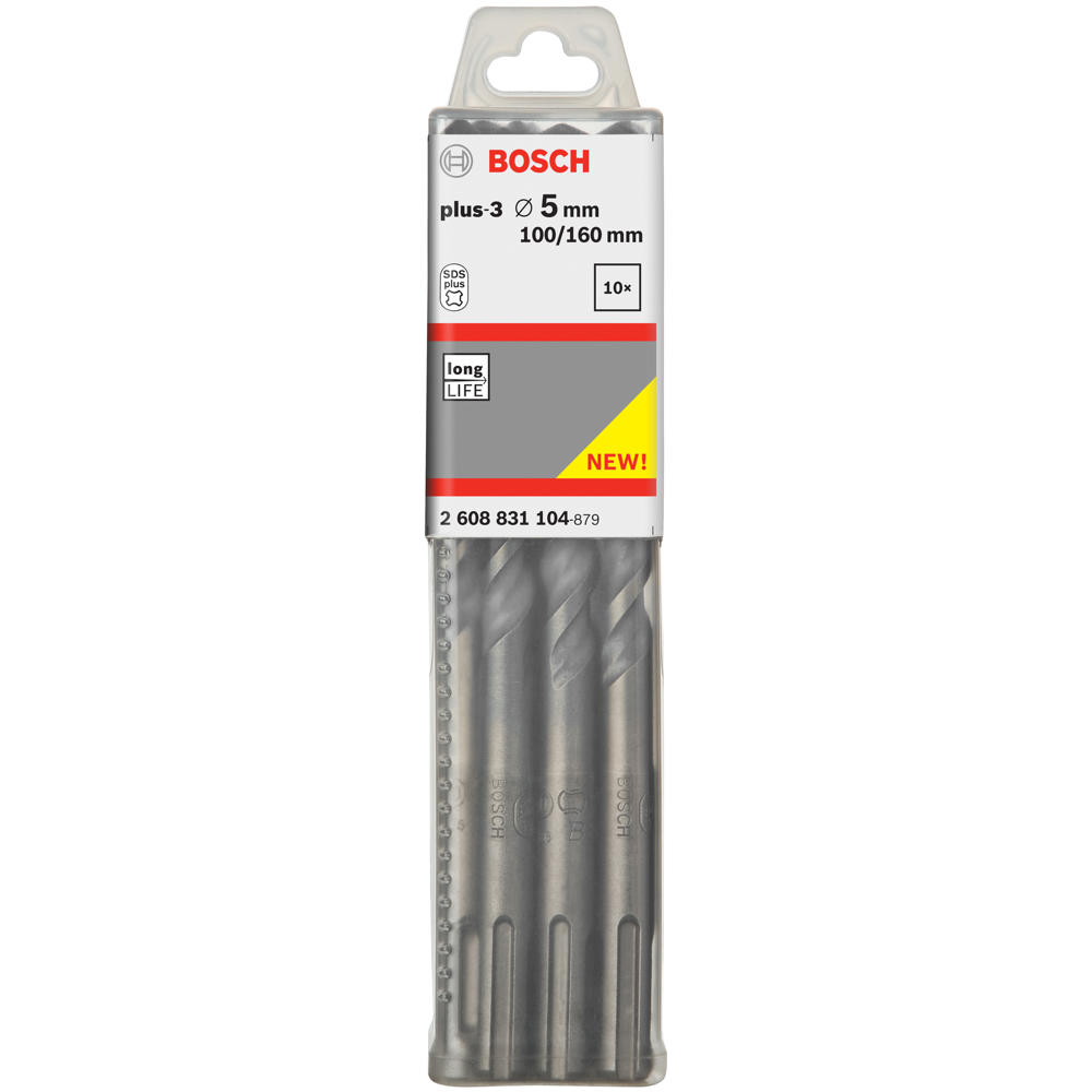 Image of Bosch Series 3 SDS Plus Masonry Drill Bit 4mm 110mm Pack of 1