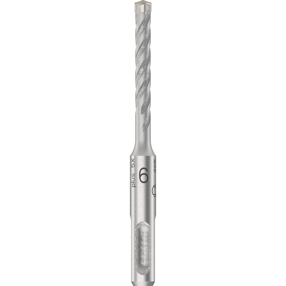 Image of Bosch PRO 5X 4 Cutter Head SDS Plus Masonry Drill Bit 6mm 110mm Pack of 10