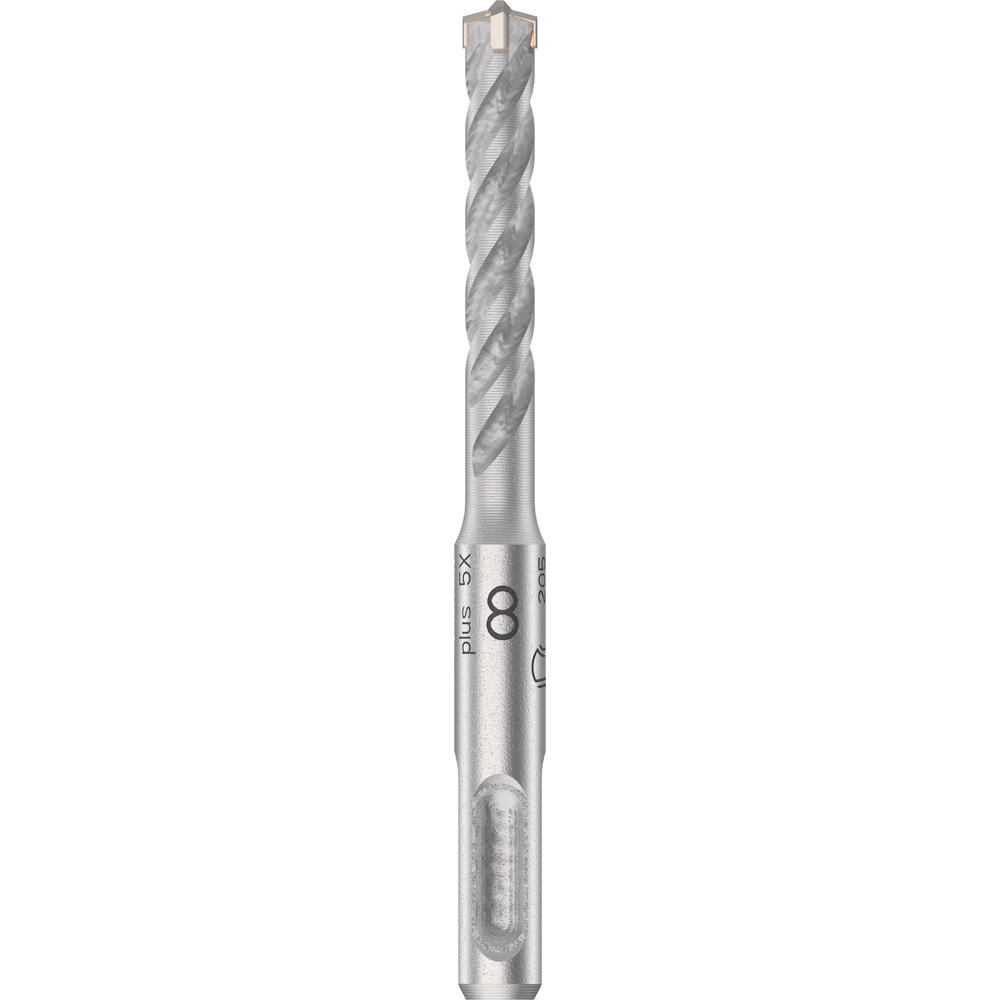 Image of Bosch PRO 5X 4 Cutter Head SDS Plus Masonry Drill Bit 8mm 110mm Pack of 10