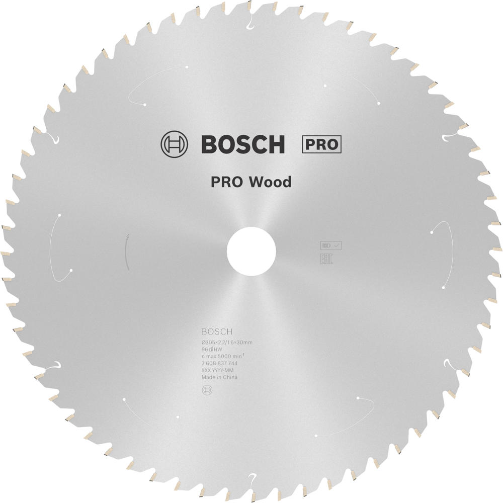 Image of Bosch PRO Cordless Wood Cutting Circular Saw Blade 305mm 96T 30mm