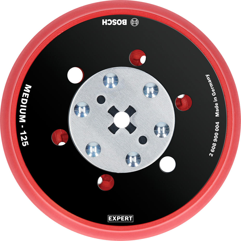 Bosch EXPERT Multihole Medium Backing Pads Universal 125mm 125mm