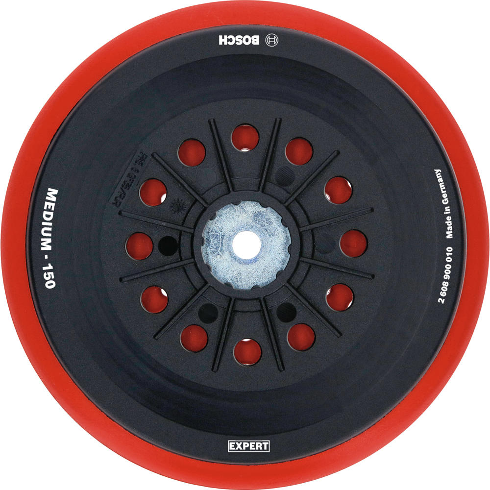 Image of Bosch EXPERT Multihole Medium Backing Pads for GEX 150mm Sanders 150mm