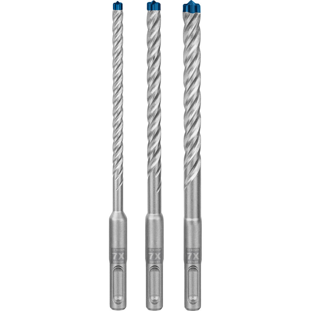 Bosch EXPERT 3 Piece 7X SDS Plus Masonry Drill Bit Set